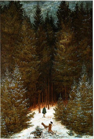 Caspar David Friedrich Der Chasseur im Walde China oil painting art